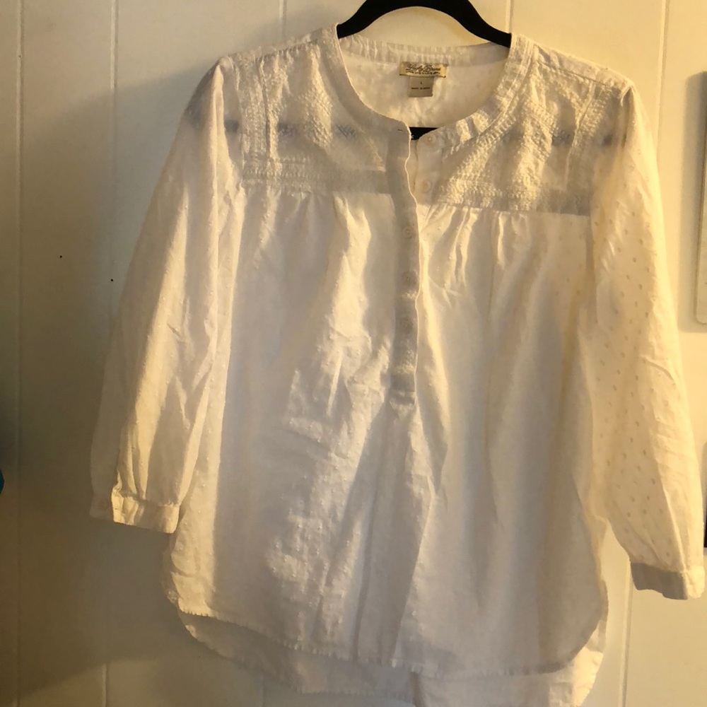 Lucky Brand white blouse